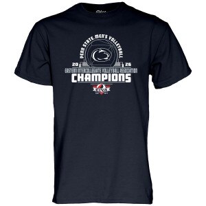 navy short sleeve t-shirt Penn State Men's Volleyball 2026 EIVA Champions